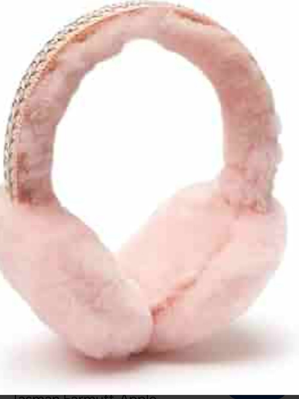 UGG SHEEPSKIN TASMAN EARMUFFS IN APPLE BLOSSOM / ONE SIZE